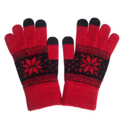 Christmas knit glove