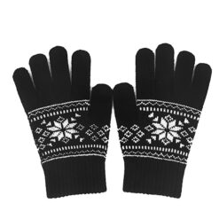 christmas knit glove