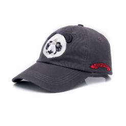 baseball cap with panda patch