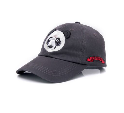 baseball cap with panda patch